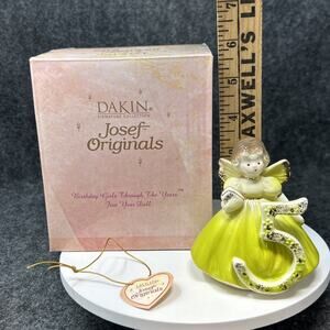 Vintage Dakin Josef Originals 5 Year Girl Figurine Birthday Girls w/ Box